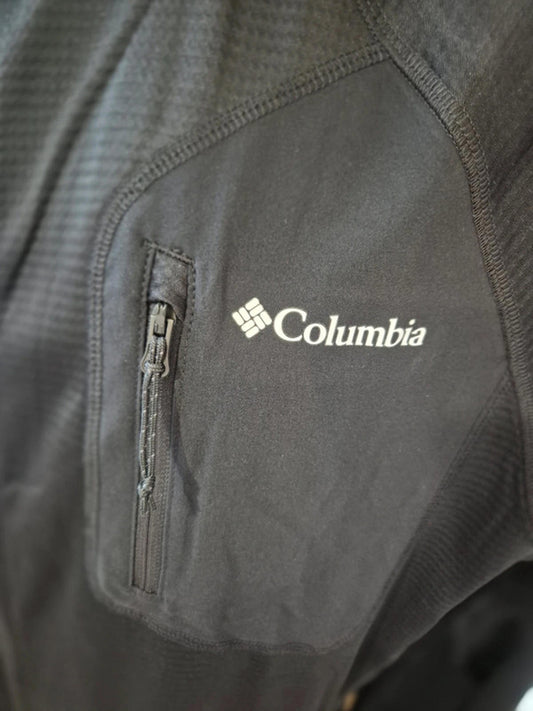 Columbia FS hooded active fleece black Large