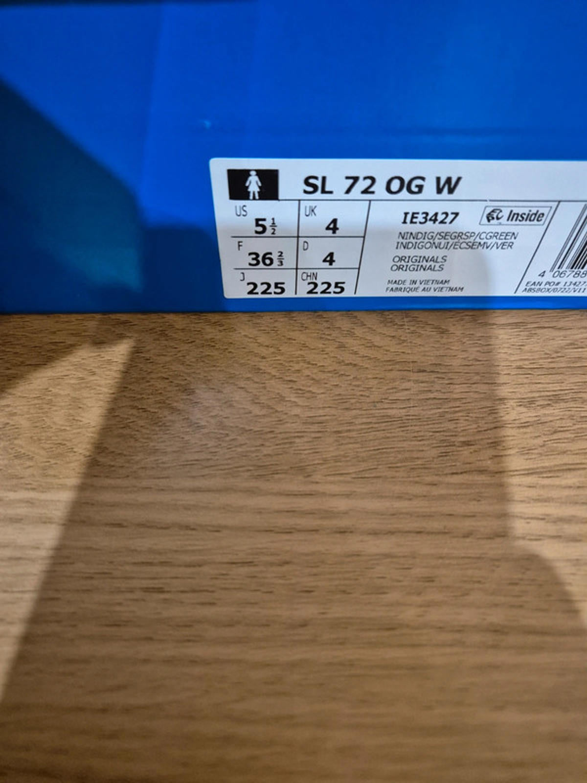 Adidas 72 OG W UK 4 - Green