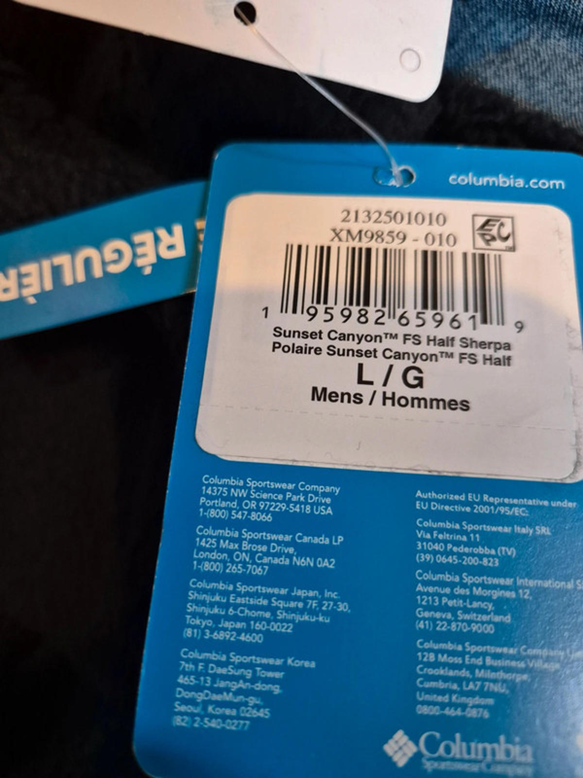 Columbia Sunset Canyon Half Sherpa