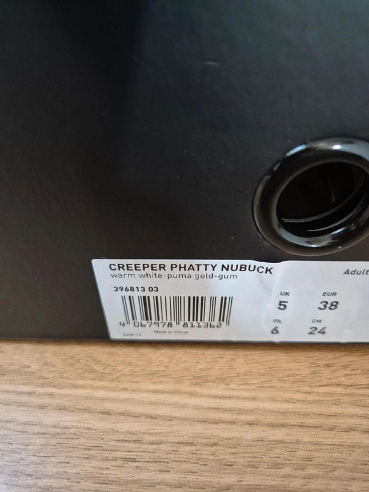 Puma Fenty in Warm White, UK 5 rrp £120