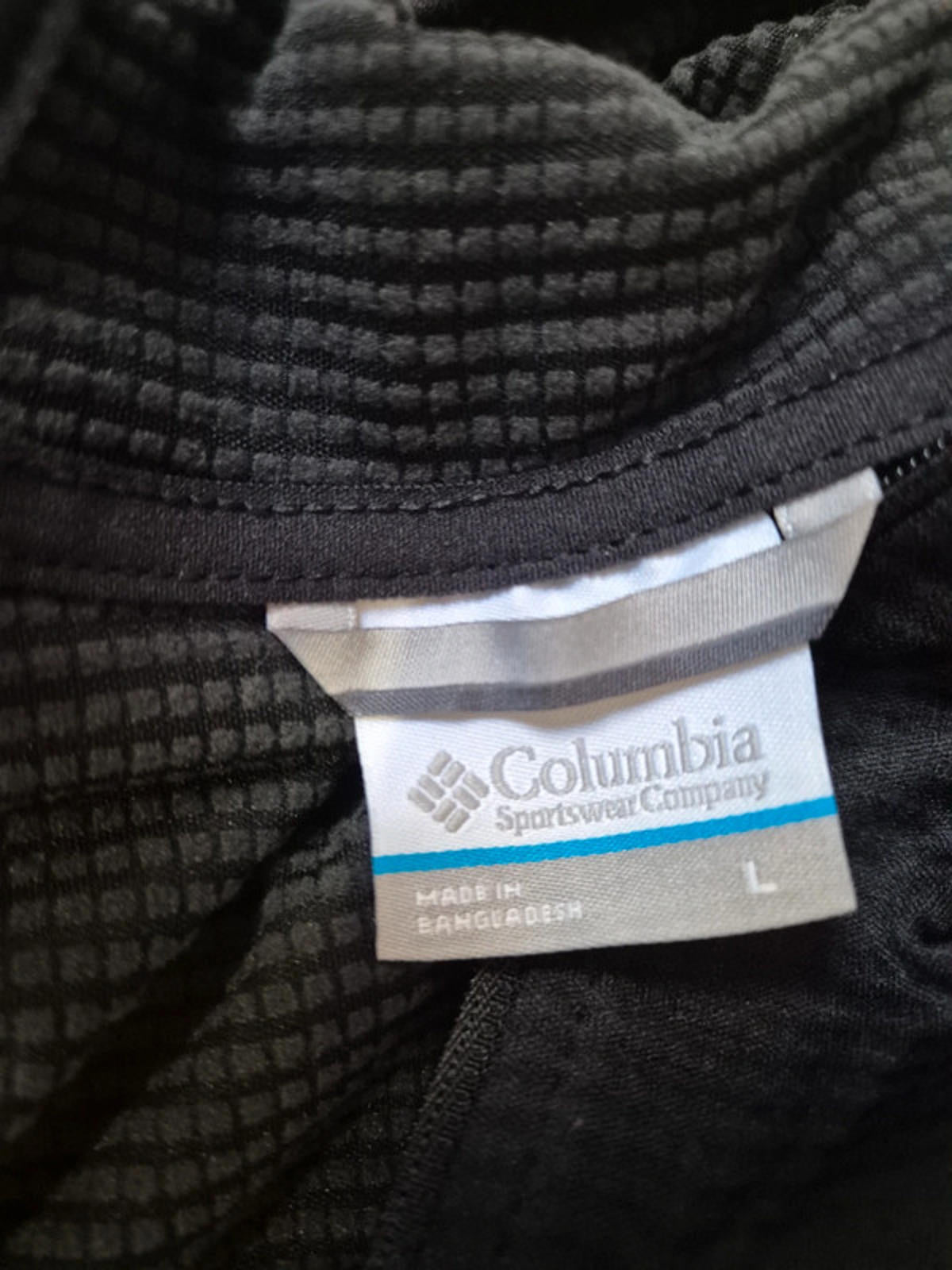 Columbia FS hooded active fleece black Large