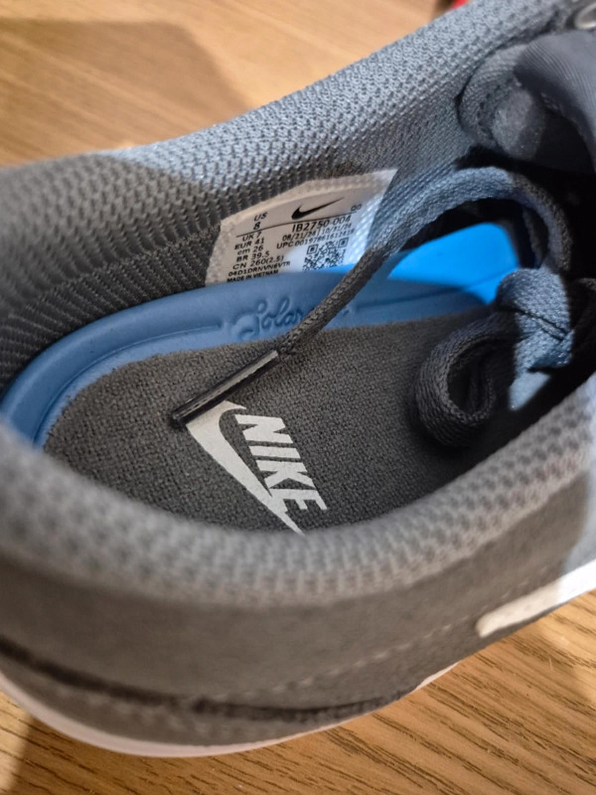 Nike Charge Suede UK 7 Grey - Premium Casual Sneakers