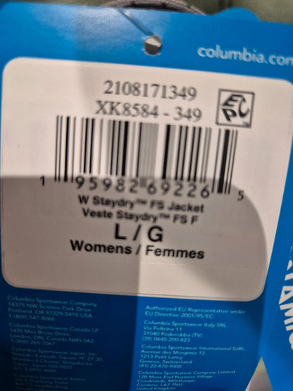Columbia Women's Stay dry jacket UK L