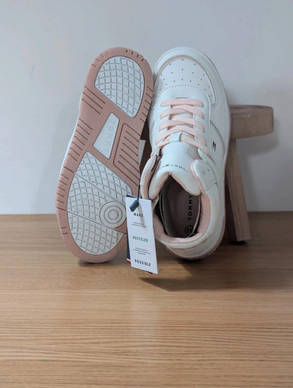 Tommy Hilfiger White Mids, Zip UK 1