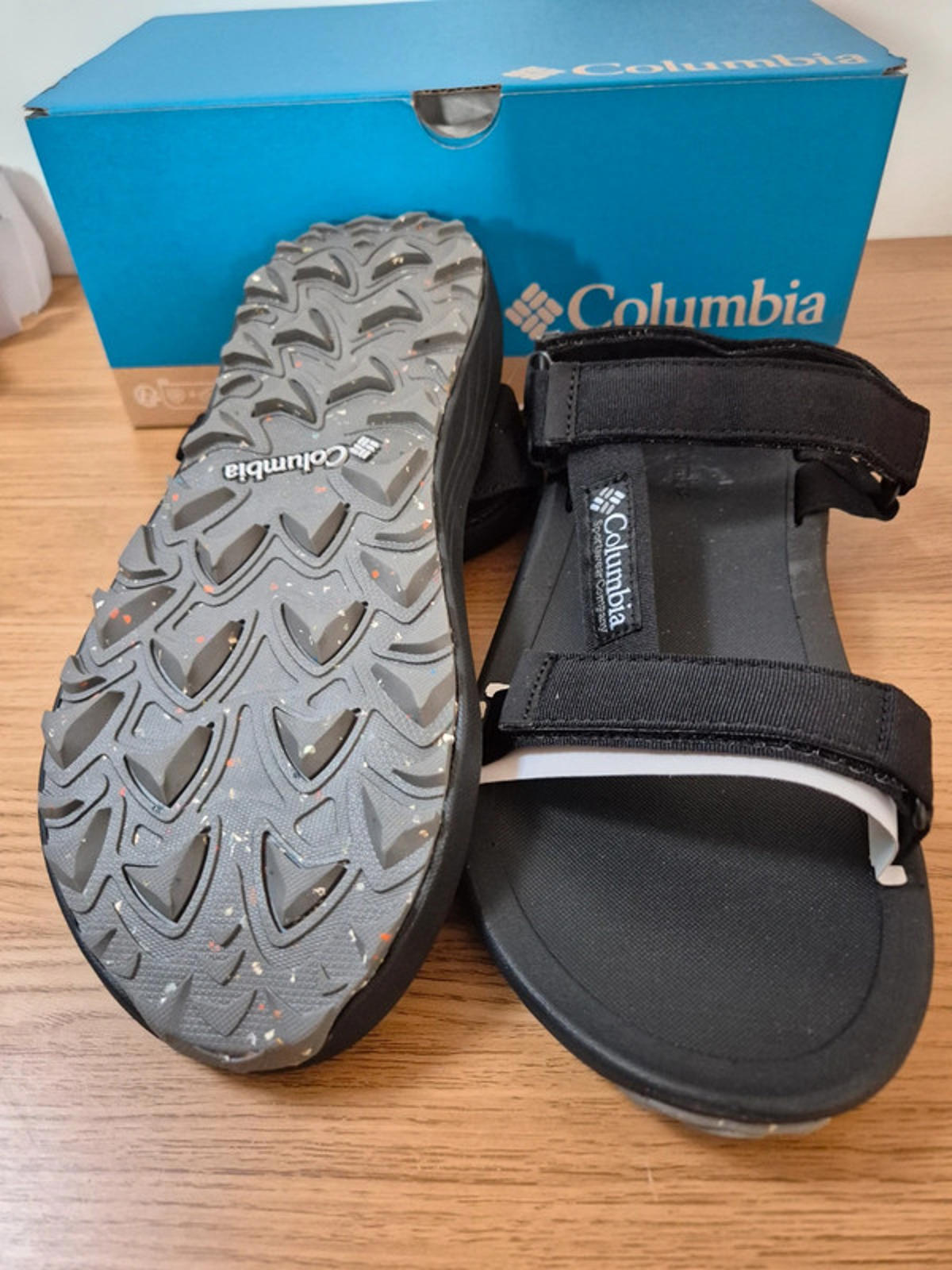 Columbia Rapid Rock black mens Sandals UK 10