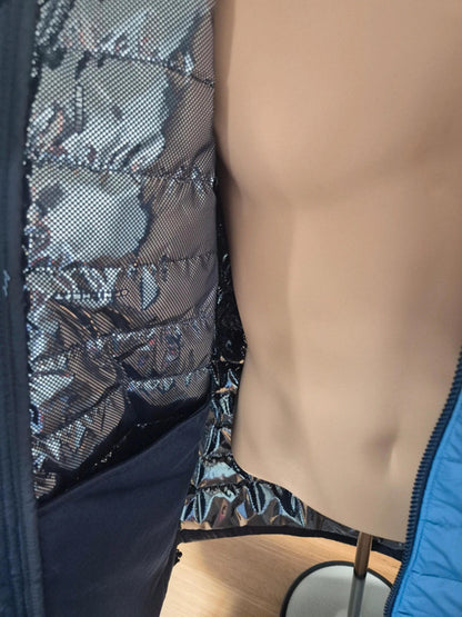 Columbia M White out FS hooded Jacket blue