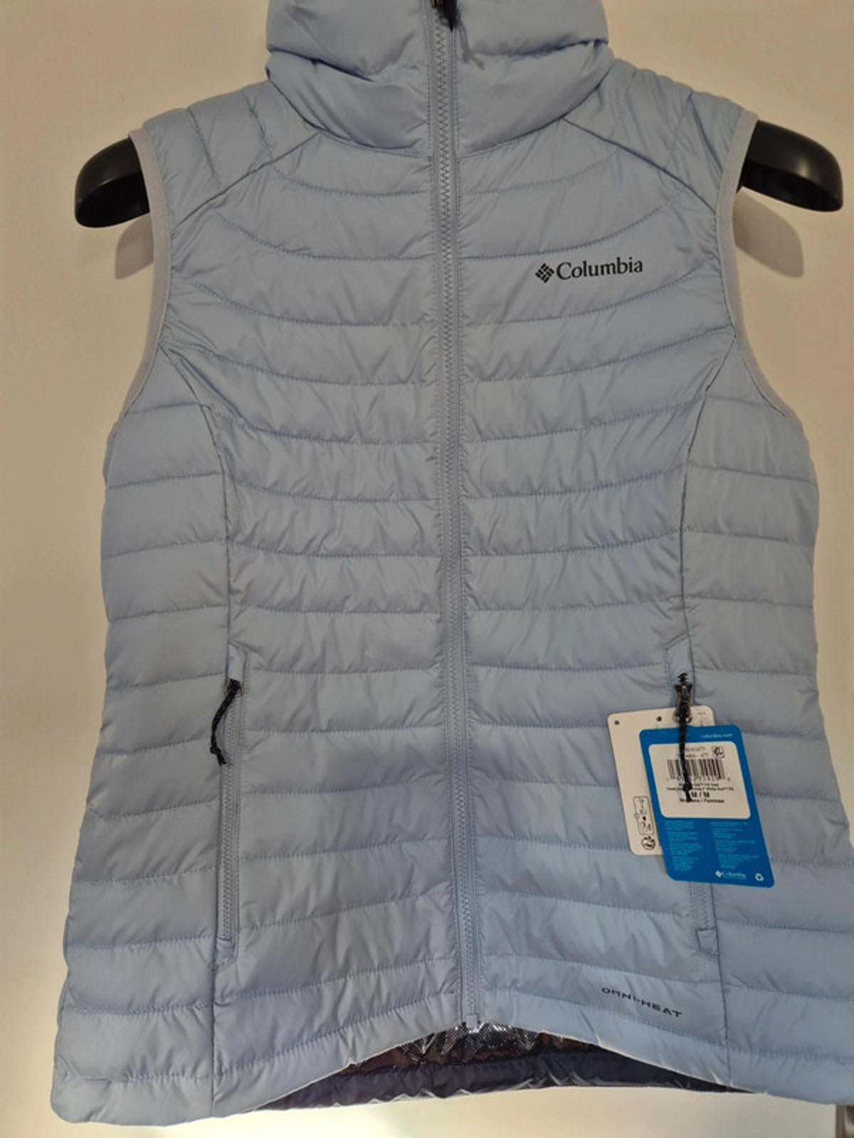 Columbia Womens Gilet,  baby blue, insulated rrp £85