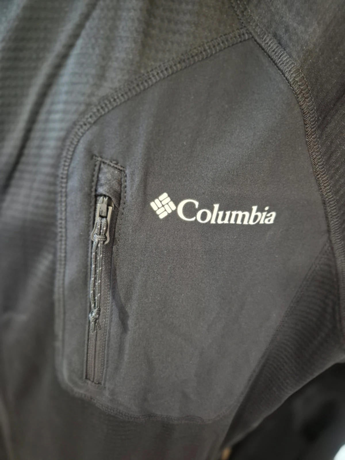 Columbia FS hooded active fleece black Large