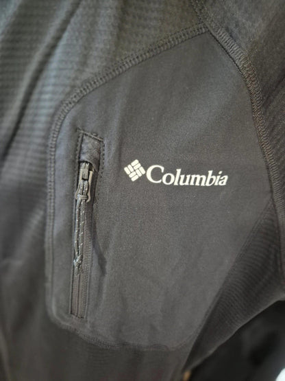 Columbia FS hooded active fleece black Large