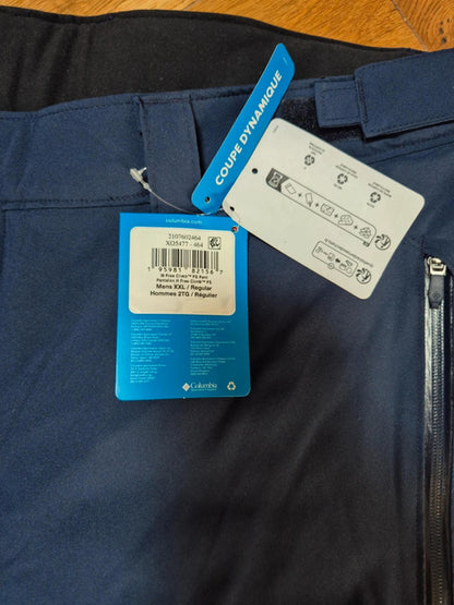 Columbia Men's Hiking Trousers Size XXL Navy Blue