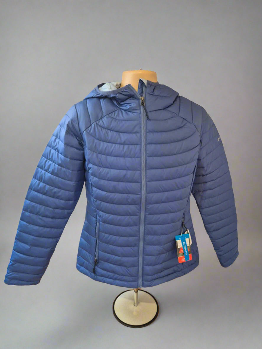 Columbia Hooded Jacket insulated Medium - Blue