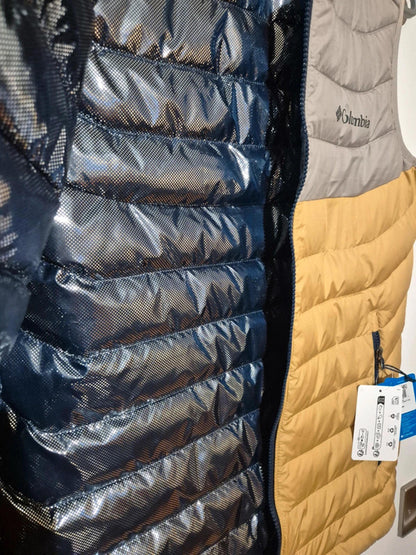 Columbia Omni-Heat Gilet,  Grey/Yellow UK