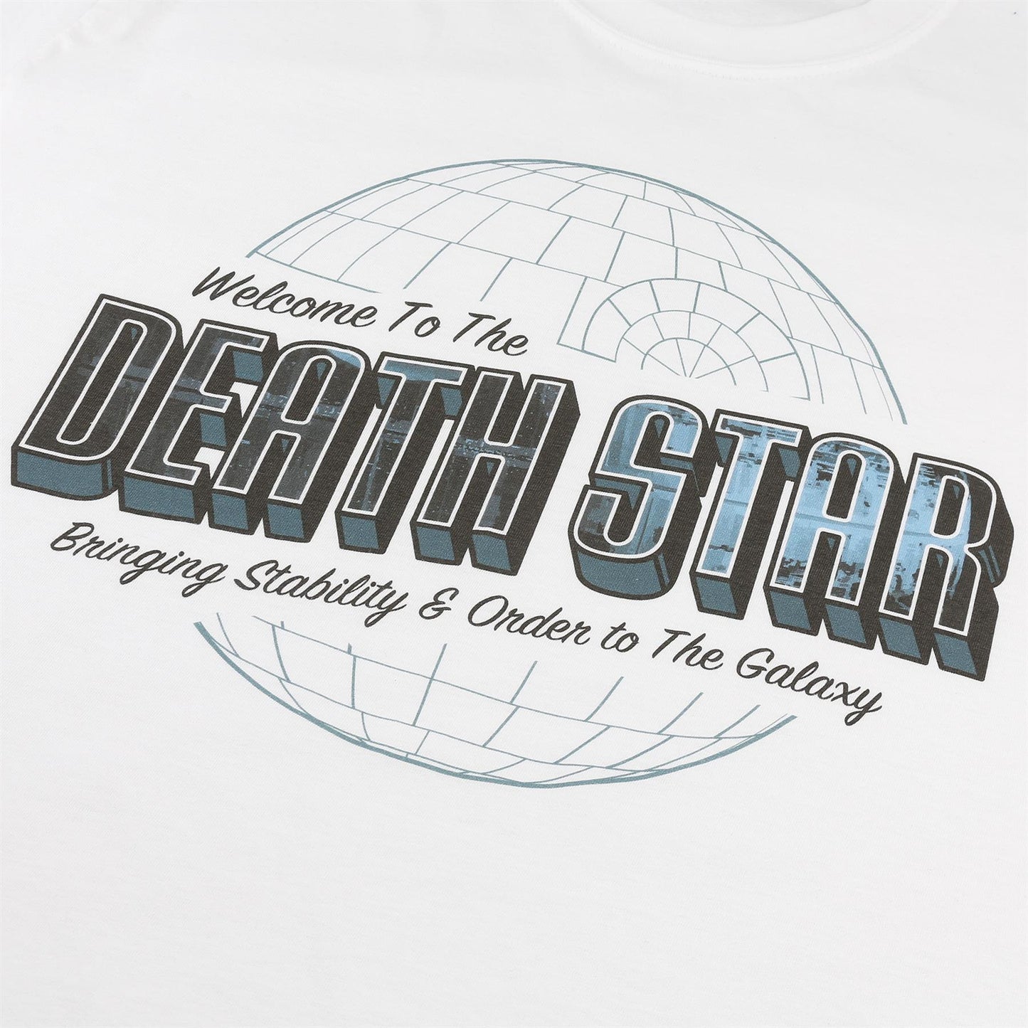 Star Wars Welcme To The Death Star white T-shirt