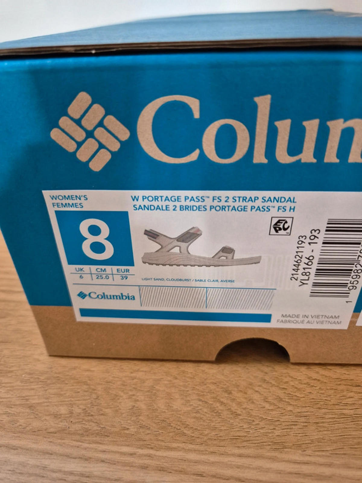 Columbia, UK 5  Portal pass 2 Strapes Sandals baige uk