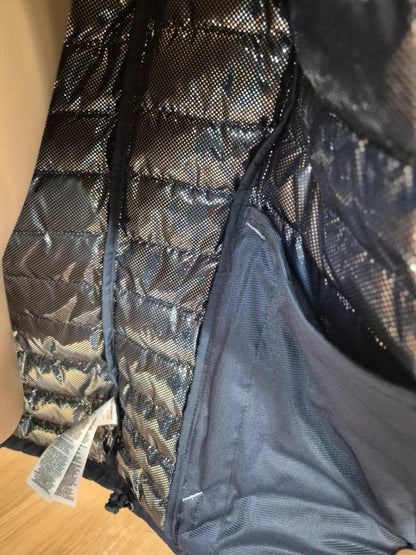 Columbia baby blue insulated bodywarmer women's Large