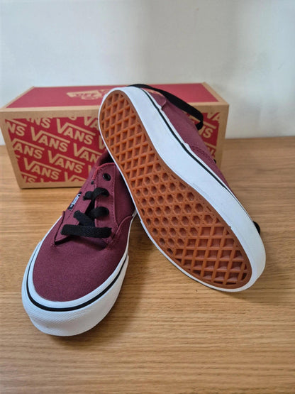 Vans Dark Reds UK 1