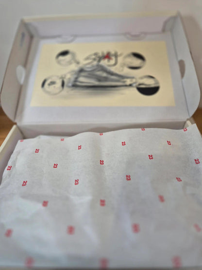 Nike Jordan Stadium 90White Black Gym Red
Size 5