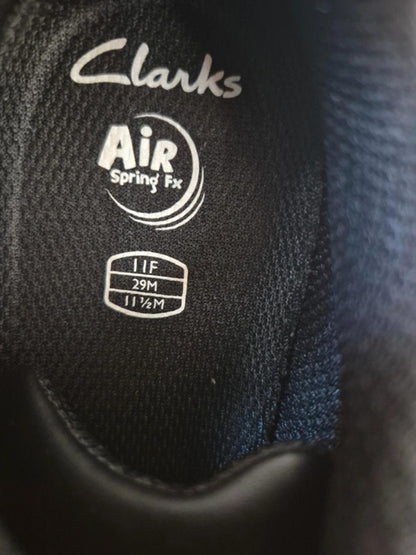 Clarks Air Spring black trainers Kids 11 F