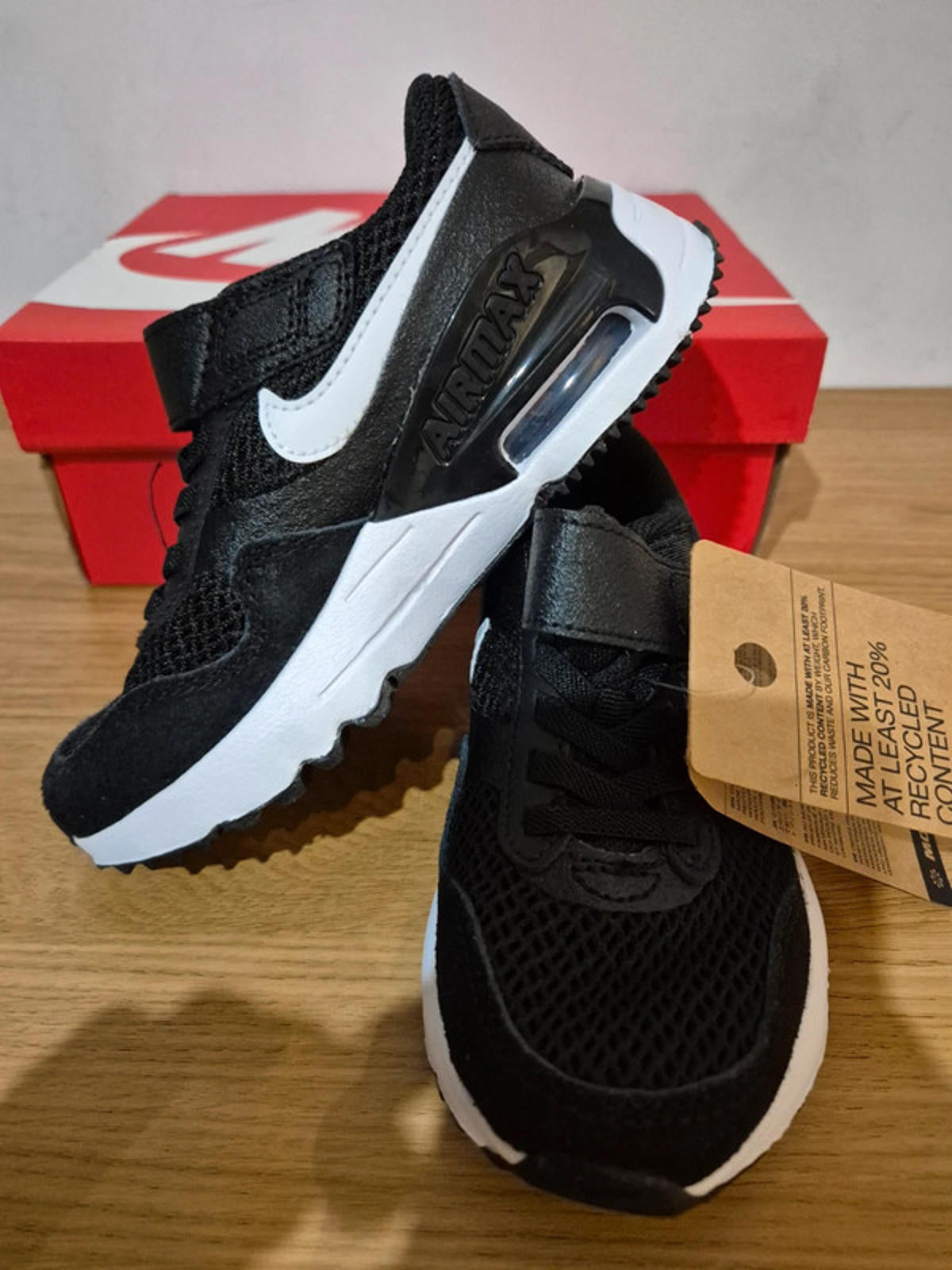 Nike Air Max kids UK 10 Black
