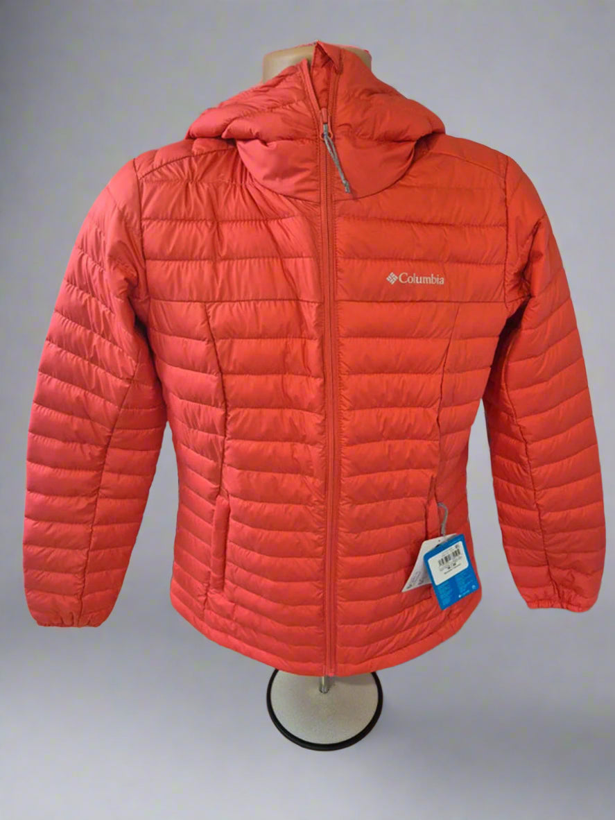 Columbia FS Hooded Jacket uk Medium in coral/pink rrp £115
