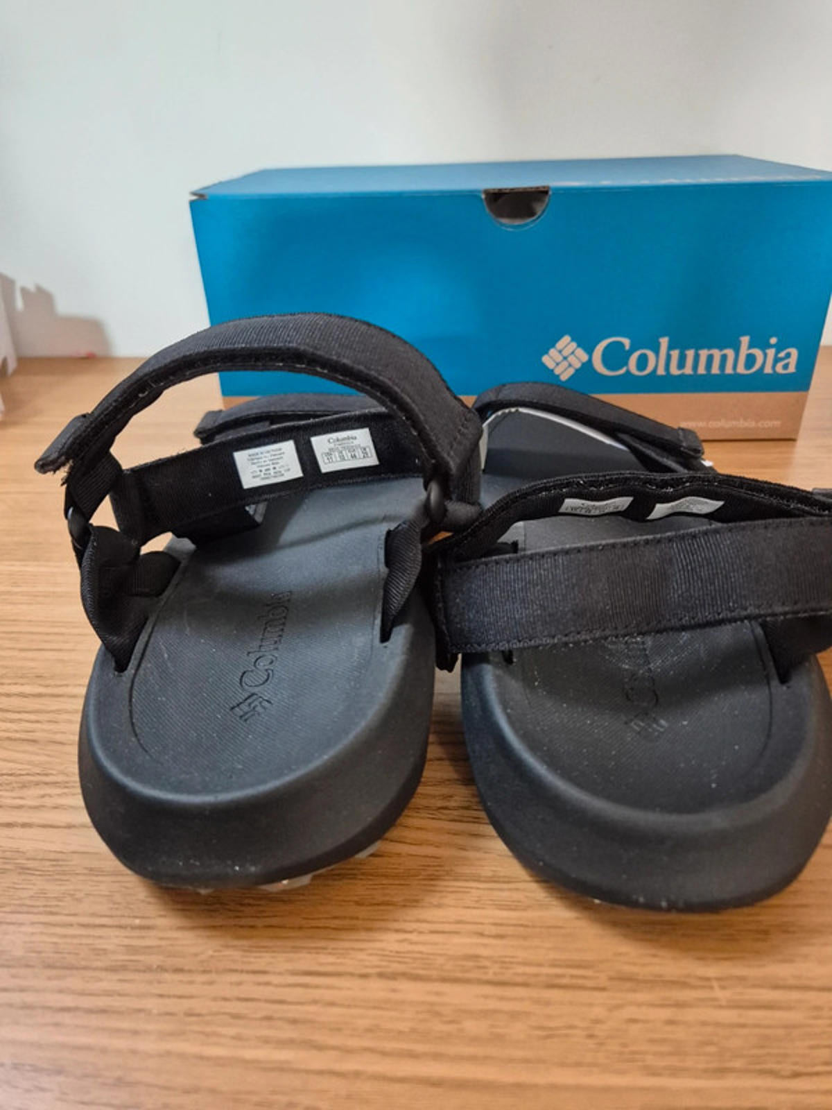 Columbia Rapid Rock black mens Sandals UK 10