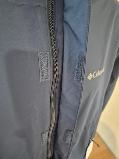 Columbia staydry mens XL lined coat - Navy