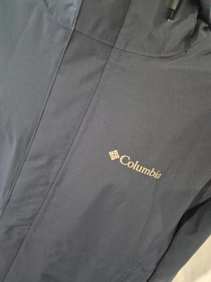 Columbia staydry mens XL lined coat - Navy