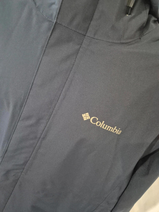 Columbia staydry mens XL lined coat - Navy