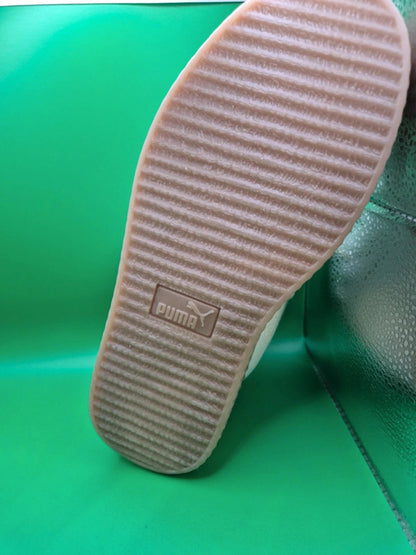 Puma Creeper Phatty Nubuck uk 4.5 White/Warm gold rrp £120