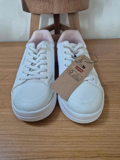 Levi's white/pink Kids trainers