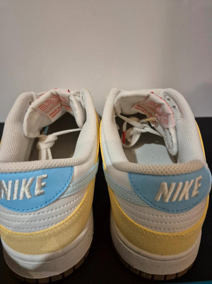 Nike Dunk Low NN UK 8.5 Summit White/Glacier Blue - Classic Basketball Sneakers