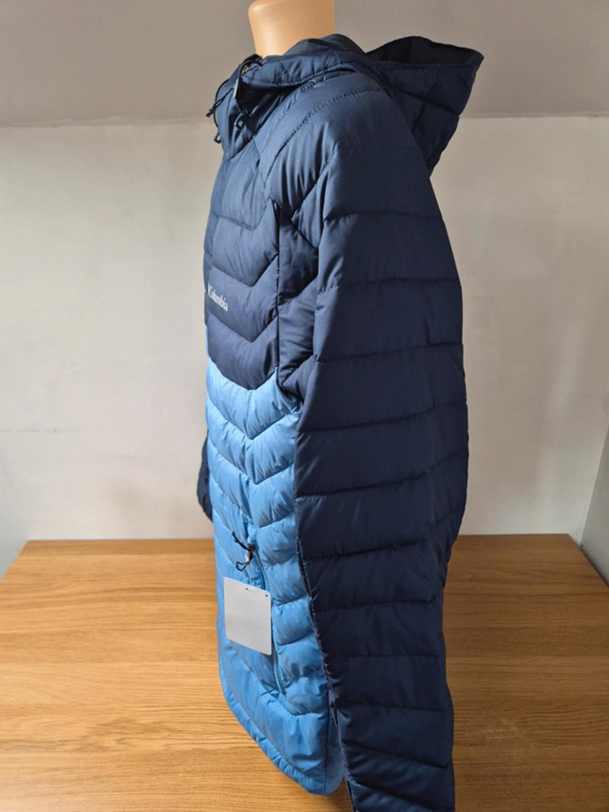 Columbia M White out FS hooded Jacket blue