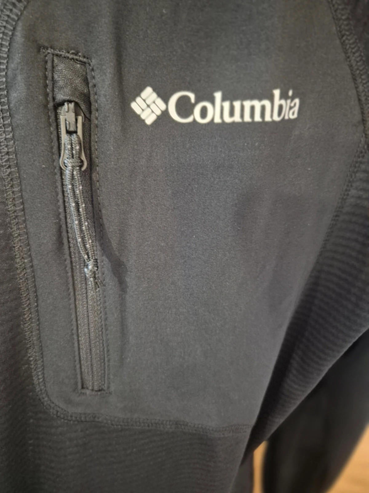 Columbia FS hooded active fleece black Large