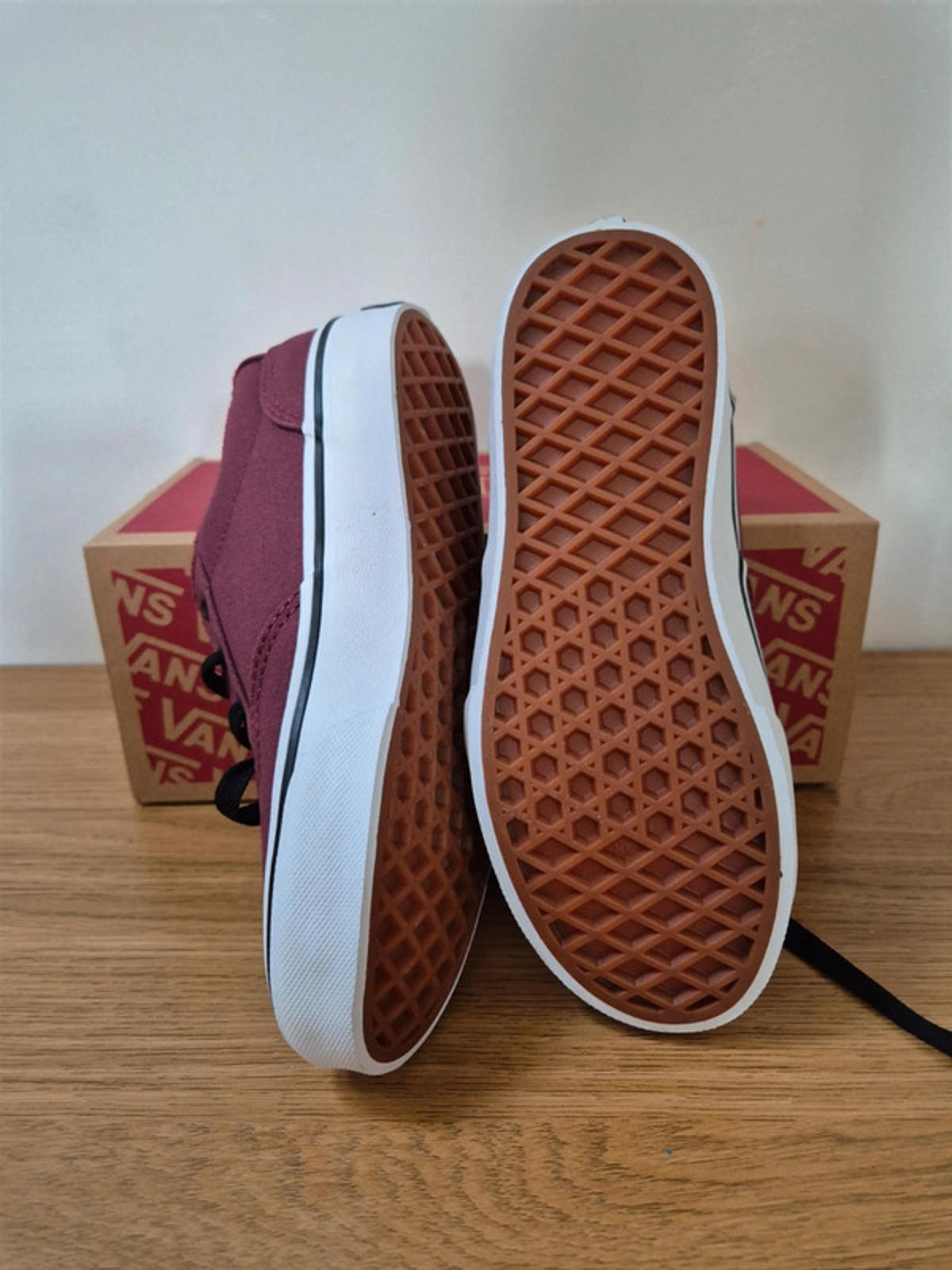 Vans Dark Reds UK 1