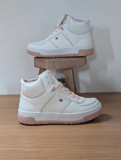 Tommy Hilfiger White Mids, Zip UK 1