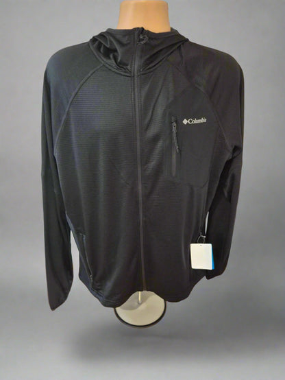 Columbia FS hooded active fleece black Large