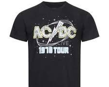 ACDC Live Mens T shirt Black M