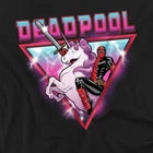 Deadpool Unicorn Mens T-shirt Black
