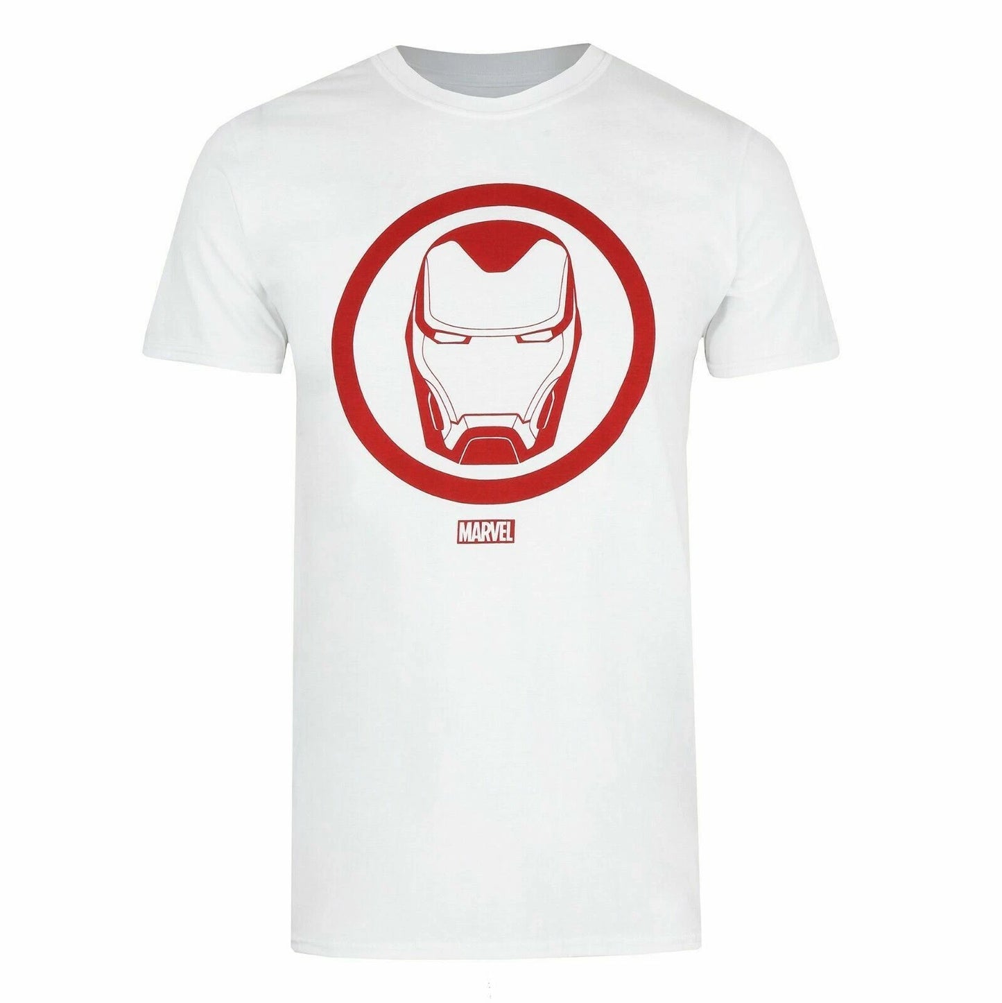 Marvel Iron Man Blast Mens T-shirt White